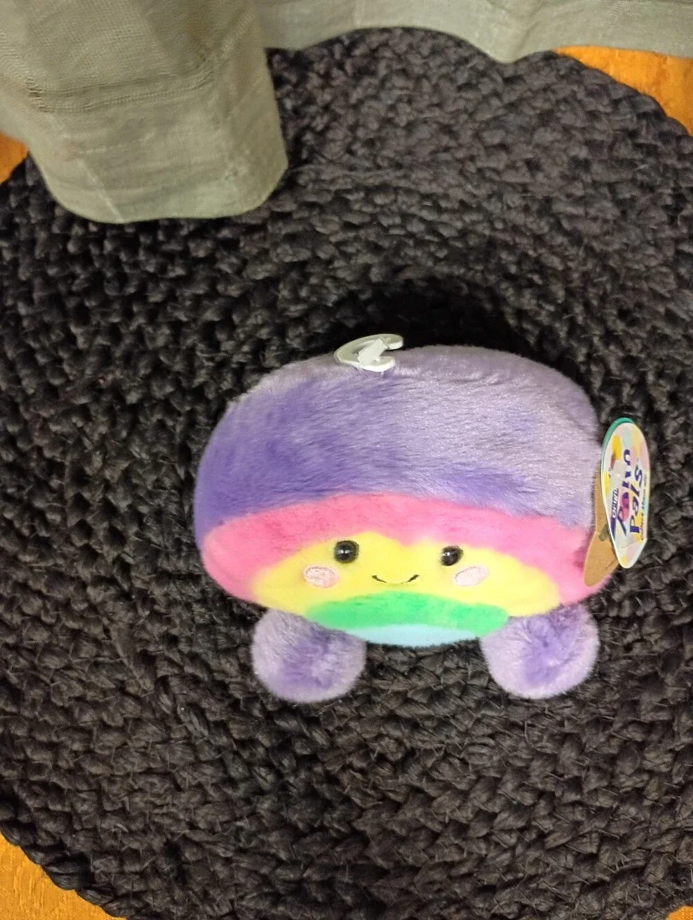 NWT Original Palm Pals #1-036 Whimsical Vivi Rainbow Plush Beanbag 5